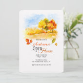 Herbstbaume Einladung (Stehend Vorderseite)