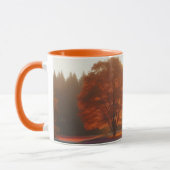 Herbstbäume/Feld mit Mäuse Tasse (Links)