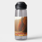 Herbstbäume/Feld mit Mäuse Trinkflasche (Rückseite)