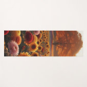 Herbstbäume/Feld mit Mäuse Yogamatte (Vorderseite (Horizontal))