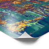 Herbstbäume Fotodruck (Ecke)