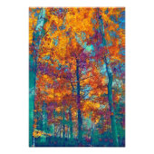 Herbstbäume Fotodruck (Vorne)