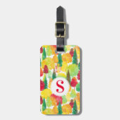 Herbstbäume Gepäckanhänger (Vorderseite vertikal)