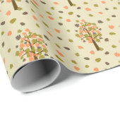 Herbstbäume Geschenkpapier (Rolleneckpunkt)