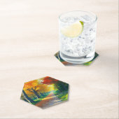 Herbstbäume im Wald-33657 Untersetzer (Vor Ort)