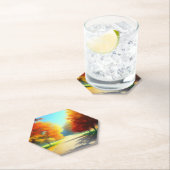 Herbstbäume im Wald-33657 Untersetzer (Vor Ort)