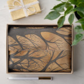 Herbstbäume im Wasserfarbenfall Dekoupage Seidenpapier (Geschenk)