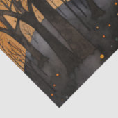 Herbstbäume im Wasserfarbenfall Dekoupage Seidenpapier (Ausschnitt)