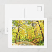 HERBSTBÄUME Karte (Vorne/Hinten)