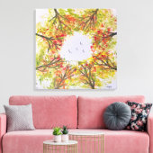 Herbstbäume Leinwanddruck (Insitu (Wohnzimmer))