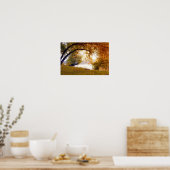 Herbstbäume Misti Lake Poster (Küche)