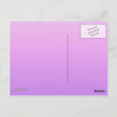 Herbstbäume Postkarte (Rückseite)