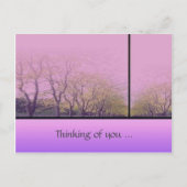 Herbstbäume Postkarte (Vorderseite)