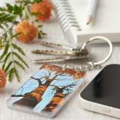 Herbstbäume Schlüsselanhänger (Vorderseite rechts)