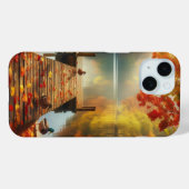 Herbstbäume & See mit Enten Case-Mate iPhone Hülle (Rückseite (Horizontal))