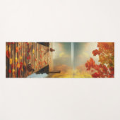 Herbstbäume & See mit Enten Yogamatte (Vorderseite (Horizontal))