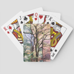 HERBSTBÄUME SPIELKARTEN