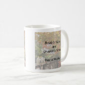 Herbstbäume und Picketzaun Kaffeetasse (VorderseiteRechts)