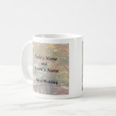 Herbstbäume und Picketzaun Kaffeetasse (Vorderseite Links)