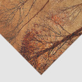 Herbstbaume Vintager Braunwald Seidenpapier (Detail)