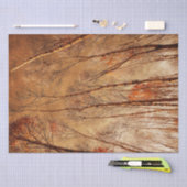 Herbstbaume Vintager Braunwald Seidenpapier (Handwerk)