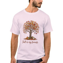 Herbstbaumfall ist mein Lieblings-T-Shirt