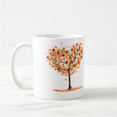 Herbstbaumherz, Tasse, Herbstblätter Kaffeetasse (Links)
