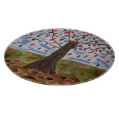 Herbstbaumholzbrett Schneidebrett (Ecke)
