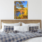 Herbstbaumlandschaft, Maine Leinwanddruck (Insitu (Schlafzimmer))