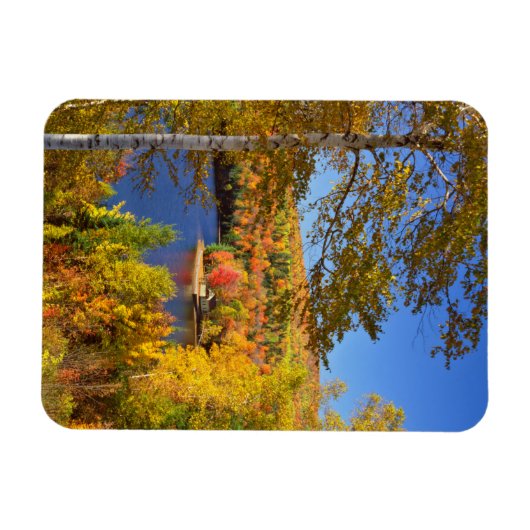 Herbstbaumlandschaft, Maine Magnet (Horizontal)