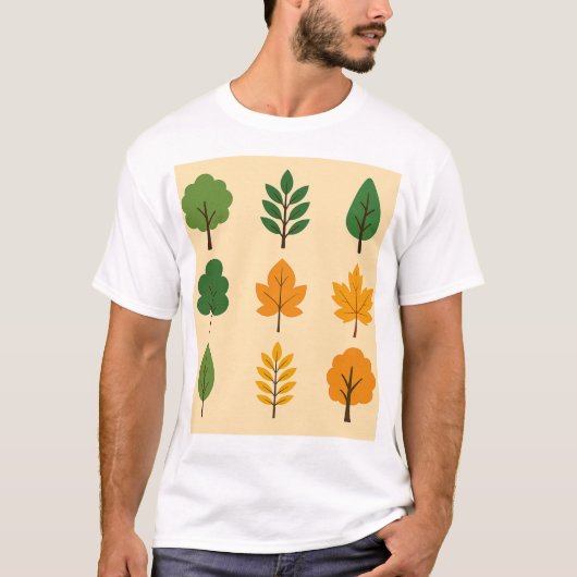 Herbstbaumleaf Set - Fall Vibes T - Shirt (Vorderseite)