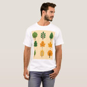 Herbstbaumleaf Set - Fall Vibes T - Shirt (Vorne ganz)
