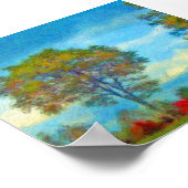 Herbstbaummalerei Poster (Ecke)