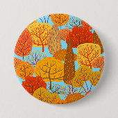 Herbstbaummuster Fallfolien Button (Vorderseite)