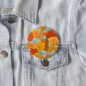 Herbstbaummuster Fallfolien Button (Beispiel)