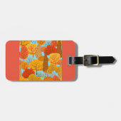 Herbstbaummuster Fallfolien Gepäckanhänger (Vorderseite horizontal)