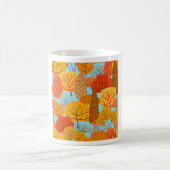Herbstbaummuster Fallfolien Kaffeetasse (Mittel)
