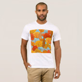 Herbstbaummuster Fallfolien T-Shirt (Vorne ganz)