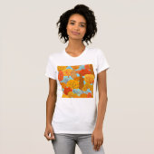 Herbstbaummuster Fallfolien T-Shirt (Vorne ganz)