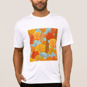 Herbstbaummuster Fallfolien T-Shirt (Vorderseite)