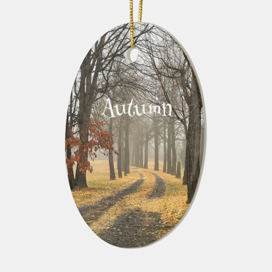 Herbstbaumschmuck Keramik Ornament (Links)