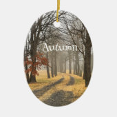 Herbstbaumschmuck Keramik Ornament (Vorne)