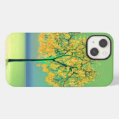 Herbstbaumsonne iPhone Hülle (Rückseite (Horizontal))