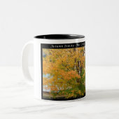 Herbstbeauty Hot Springs, Arkansas Apparel Geschen Zweifarbige Tasse (Vorderseite Links)