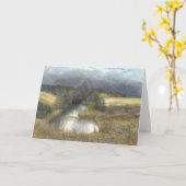 Herbstbecken Karte (Gelbe Blume)