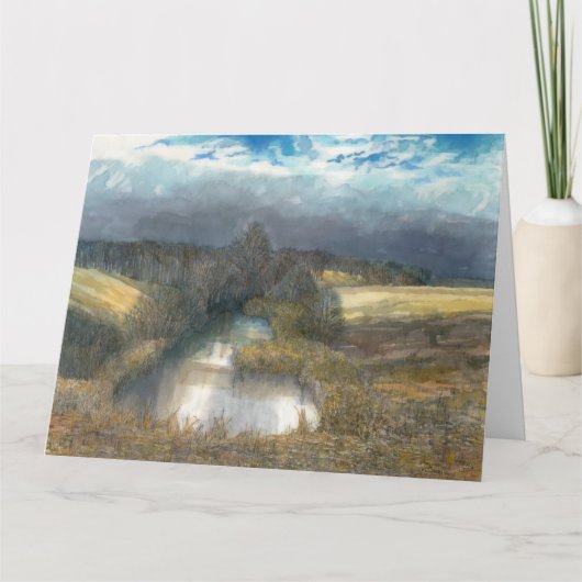 Herbstbecken Karte (Vorderseite)