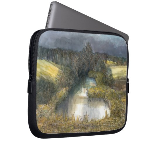 Herbstbecken Laptopschutzhülle (Vorne Rechts)