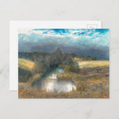 Herbstbecken Postkarte (Vorne/Hinten)