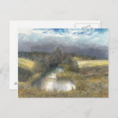 Herbstbecken Postkarte (Vorne/Hinten)