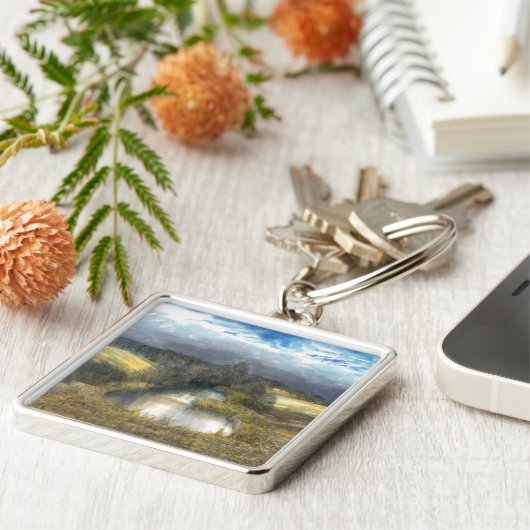 Herbstbecken Schlüsselanhänger (Seite)